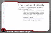 The Statue of Liberty - Black Hat | Home...Black Hat Briefings USA 2006 The Statue of Liberty Combining Default Deny IPS and Active HoneyPots Change the way you think about IPS •All