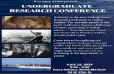 UNDERGRADUATE RESEARCH CONFERENCE · URC poster Author: Anne Wolff-Lawson Keywords: DADTYmsd0Is,BACCL34mwtA Created Date: 3/27/2019 2:42:03 PM ...