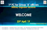 WELCOME to Group ‘A’ officers from DAE · 2019-04-24 · FACILITATORs: Dr.Ganesh, Muthu & Siva Facilitators introduction Dr. Ganesh Kumar Holds the distinction of being the first