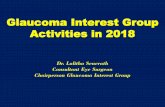 Glaucoma Interest Group Activities in 2018 · 2020-01-03 · Glaucoma Interest Group Activities in 2018 Dr. Lalitha Senerath Consultant Eye Surgeon Chairperson Glaucoma Interest Group.