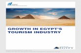 GROWTH IN EGYPT’S TOURISM INDUSTRYEgypt in 2014: Minister, 01/02/2014 Oxford Business 2Group, Development authority sees record revenues from investment deals, 2014 In 2014, visitor