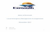 Shire of Exmouth Local Emergency Management Arrangements ...€¦ · 3 Certificate of Endorsement These arrangements have been produced and issued under the authority of S. 41(1)