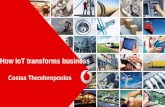 How IoT transforms business - Naftemporiki · Vodafone’s IoT end-to-end solutions ... the 5th consecutive year in 2016 ... Vodafone positioned as a leader for the 3nd year in Gartner