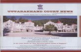 Avision - Uttarakhand High Courthighcourtofuttarakhand.gov.in/files/pdf/Vol-IV_Issue_No...Couri INSTITUTION DISPOSAL AND PENDENCY OF CASES HIGH COURT OF UTTARAKHAND (from 01.04.2013