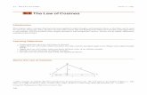 5.1 TheLawofCosines · Identify Accurate Drawings of General Triangles The Law of Cosines can also be used to verify that drawings of oblique triangles are accurate. In a right triangle,