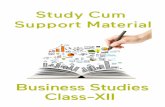 XII Business Studies · 2018-03-22 · 2 XII – Business Studies Class-XII Business Studies Design of the Question Paper Maximum Marks : 100 (90 for theory paper + 10 for project)