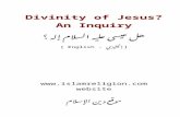 Divinity of Jesus? An Inquiry - IslamHouse.com€¦ · Web viewActs 2:22 records Jesus as “Jesus of Nazareth, a man attested by God to you by miracles, wonders, and signs which