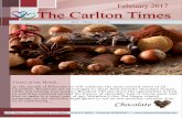 The Carlton Timescarltonseniorliving.com/wp-content/uploads/2017/02/Sac-NSL-Feb-17… · go to sleep and get up at the same time every day. Avoid napping during the day. Limit caffeine,