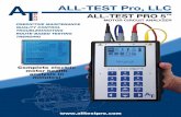ALL-TEST PRO 5 Specifications ALL-TEST Pro, LLC Complete … · 2019-07-07 · EMC •Emission: EN61000-6-4 •Immunity: EN61000-6-2, EN61000-4-2, EN61000-4-3 Calibration Certificate