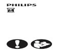 Simple booklet A5 new branding 2015 - Philips...- Maskinen må ikke bruges af børn under 8 år. - Denne maskine kan bruges af børn fra 8 år og opefter og personer med reducerede