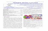 An Organ of ATOMIC ENERGY RETIREES WELFARE ASSOCIATION · Seeding of Aadhaar Card with Pension Account 11 Editor’s Space: Dear Member, Warm greetings from the AERWA News Letter.