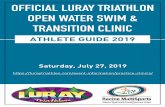 OFFICIAL LURAY TRIATHLON OPEN WATER SWIM & … · 2019-07-19 · Official’Luray’Triathlon’Open’Water’Swim’and’ Transition’Clinic’Athlete’Guide’ HelloTriathletesandOpenWaterSwimmers