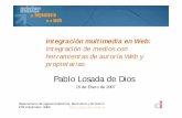 Integración multimedia en Web - OCW UNEDocw.innova.uned.es/mm2/tm/contenidos/pdf/tema6/tmm_tema6... · 2008-12-26 · Máster en Ingeniería de la Web 7 Introducción, Multimedia