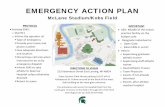 EMERGENCY ACTION PLANathletictraining.msu.edu/pdf/Michigan State University EAP's.pdf · EMERGENCY ACTION PLAN . McLane Stadium/Kobs Field . PROTOCOL • Activate EMS: o Dial 911