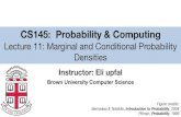 CS145: Probability & Joint Probability Density Functions 346 Chapter s. Continuous Joint Distributions