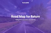 Road Map for Return · v 1.0 The Road Map to Return includes guidance on how to: 1. Understand the . phases. of the pandemic 2. Develop a . framework. for return 3. Understand the