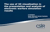 The use of 3D visualisation in the presentation and ...aardvarkaoc.co.za/wp-content/Proceedings/201011... · The use of 3D visualisation in the presentation and analysis of electronic