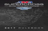 SUPERCROSS · CATEGORIES OF RACING The rules in this book apply to races run as part of the Monster energy AMA Supercross, an FIM World Championship. These races are composed of the