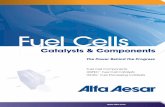 Fuel Cells - Fisher Scientific · DIRECT METHANOL FUEL CELLS (DMFC) As a relatively new type of fuel cell, the direct-methanol fuel cell is similar to the PEM cell in that it uses