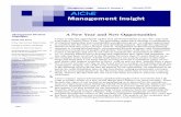 Management Insight February 2019 Volume 5, Number 1 · Management Insight February 2019 Management Insight Management Division Highlights Inside this Issue A New Year and New Opportunities