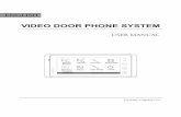 VIDEO DOOR PHONE SYSTEM 2 wire /dt27sd_td7_en.pdf · camera switching mode, (or directly touch Manual Monitor icon on main menu page). if multi Door Stations are installed, you can