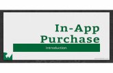 In-App Purchase ... In-App App Store Self-Hosted. Series Outline Setup Retrieve products Buy non-consumables Restore purchases Receipt validation Purchase persistence Buy consumables.