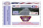 2005 HSP A Report Cover...(OGSP) handles federal programs. One of the programs within OGSP is the National Highway Traffic Safety Admini-stration (NHTSA) whose mission is to reduce