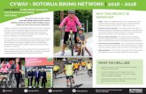 CYWAY - ROTORUA BIKING NETWORK | 2016 - 2018rotorualakescouncil... · OUR VISION: A city where everyone can travel around safely and freely The community has told us they want safe