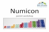 Numicon - Ben Jonson Primary School · Numicon range. Ideal for completing or adding to any apparatus pack. Not suitable for children under 36 months. Features Numicon is research-based