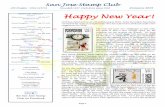 January 2019 Happy New Year! - WordPress.com · Club Blog Filatelic Fiesta Website Correspondence: San Jose Stamp Club PO Box 730993 San Jose, CA 95173 _____ the San Jose Stamp Club