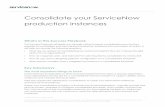 Consolidate your ServiceNow production instances · What’s in this Success Playbook ... Project management office (PMO) – An individual, group, or department that oversees the