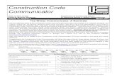 Construction Code Communicator - New JerseyThe Winter Communicator: A Reminder The final (Winter) issue of the Construction Code Communicator each year now consists of a collection