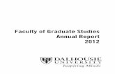 Faculty of Graduate Studies Annual Report 2012 · Graduate enrolments 2000-2011 (December 1 “headcounts”) 1 Year Full time Part time Total Increase FTE International 2000 1684
