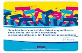 European Economic and Social Committee Societies outside … · 2019-02-20 · Study on Societies outside Metropolises The role of civil society organisations in facing populism The