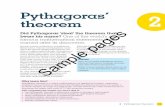 Pearson Mathematics 10 student book second edition...Pythagoras of Samos (believed to have lived 580–496 BCE) was a Greek philosopher who probably learnt about this theorem from