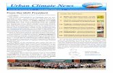 Urban Climate News · 2015-10-14 · INTERNATIONAL ASSOCIATION FOR URBAN CLIMATE Urban Climate News Quarterl UC ISSUE NO. 57 SEPTEMBER 2015 • Inside the Fall issue... 2 7 13 17
