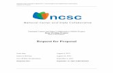 Request for Proposal - NCSC partnersRequest for Proposal RFP #2012-08-01 Project Overview 5 2. Project Overview This section provides background information about the NCSC GSEG project