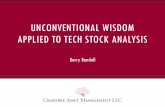 Unconventional Wisdom Applied to Tech Stock Investing€¦ · WHAT PRICE SHOULD I PAY? •It seems logical (almost primal) to want to get a bargain. Who could argue with getting more