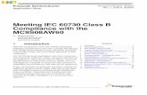 AN3257: Meeting IEC 60730 Class B Compliance with the ... · Meeting IEC 60730 Class B Compliance with the MC9S08AW60, Rev. 1, Draft A Class B Requirements 2 Freescale Semiconductor