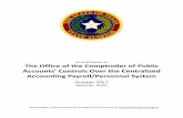 An Audit Report on the Office of the Comptroller of Public ...Accounting Payroll/Personnel System October 2017 . Report No. 18-002 . An Audit Report on The Office of the Comptroller