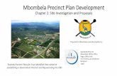 Mbombela Precinct Plan Development · • Mbombela is characterised by having many participants in the 2nd economy and few in the first. Part of the development challenge is to provide