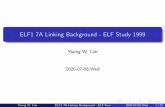 ELF1 7A Linking Background - ELF Study 1999 · 08-07-2020  · ELF17ALinkingBackground-ELFStudy1999 YoungW.Lim 2020-07-08Wed YoungW.Lim ELF17ALinkingBackground-ELFStudy1999 2020-07-08Wed