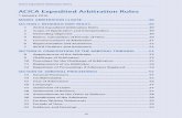 ACICA Expedited Arbitration Rules · 5.4 The Claimant shall at the same time send a copy of the Notice of Arbitration to the other party or parties against whom it seeks relief (