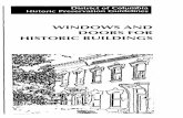 WINDOWS AND DOORS FOR HISTORIC BUILDINGS · the meeting rails between the sash. Casement, jalousie and awning window hardware primarily consist of blind hinges, exposed cranks and