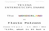 Studenti: tesine, temi svolti, esame maturità, saggi … … · Web viewTesina interdisciplinare “The Wonderland” – Flavio Polzoni - VA PNI 2013/2014 25 TESINA INTERDISCIPLINARE