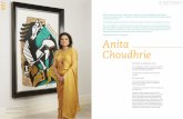 Anita Choudhrie - B Beyond Magazine stellar.pdf · Mrs. Anita Choudhrie with a triptych by Paresh Maity in the family office, London. Photograph by Charles Shearn Bhanu Choudhrie,