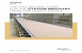 belting THE FULL bELTInG SCOPE FOR THE gypsum ... ... Siegling – total belting solutions Ref. no. 281-2 01/18 · PV · Reproduction of text or parts thereof only with our approval.