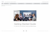 Getting Started Guide - cisco.com€¦ · How to configure your device. Use a provisioning system, or configure each device individually. Provisioning allows video conferencing network
