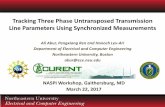 Tracking Three Phase Untransposed Transmission …...2017/03/22  · 3 Consider the following untransposed three-phase transmission line with mutual coupling between phases: Assume