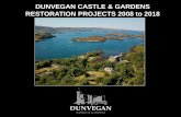 Dunvegan Castle & Gardens...the unique history of dunvegan castle & gardens ... antique persian carpet with fabric wallpaper by zuber - 2018. 1960s pine cladding removed to reveal
